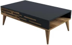 Τραπέζι Σαλονιού Valensiya 845HCT5356 105x34,6x60cm Walnut-Anthracite