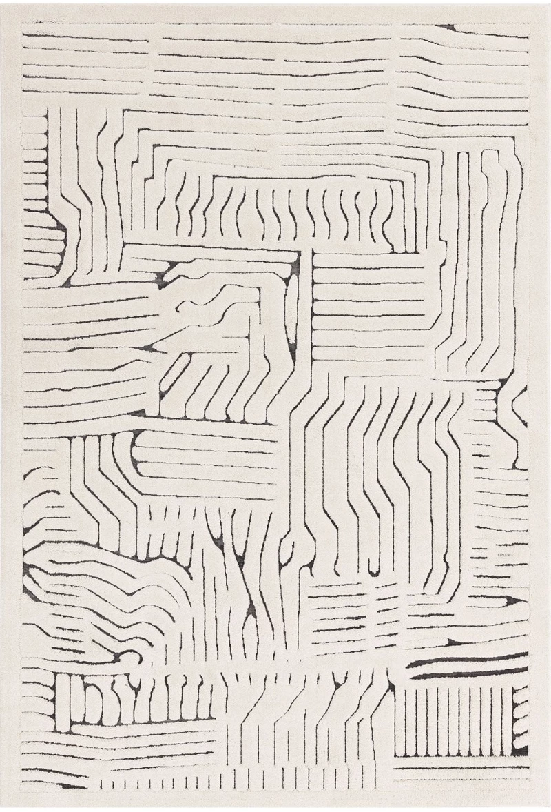 Χαλί Valley Route Ivory-Charcoal Asiatic London 120X170cm