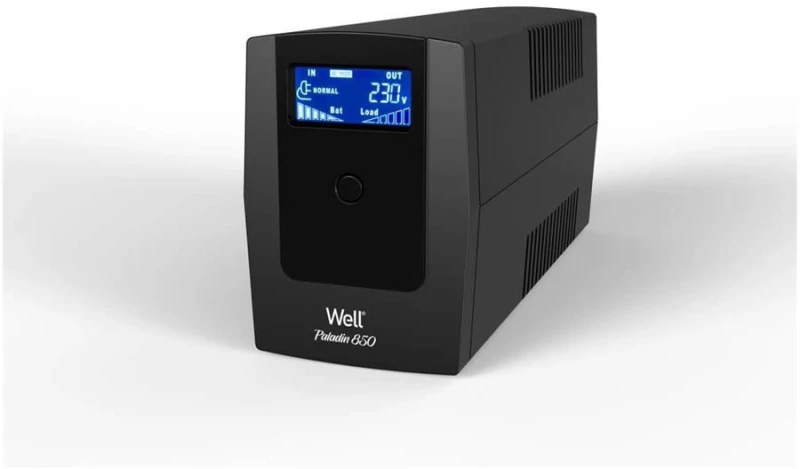 UPS 850VA Well LINE INTERACTIVE w/Display & AVR UPS-LINT-PALADIN850-WL