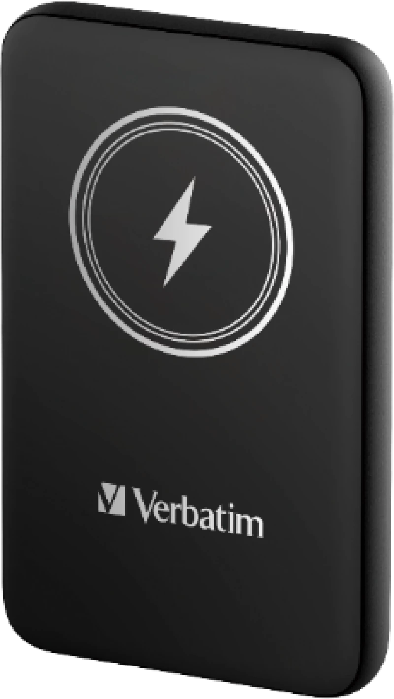 Verbatim Charge 'n' Go Magnetic Wireless Power Bank 10000 mAh Black
