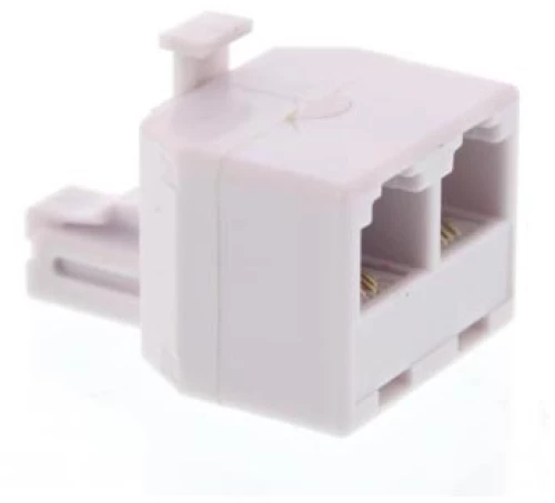Adaptor Rj11-6P4C 1αρσενικό/2θηλυκά (Παράλληλα)