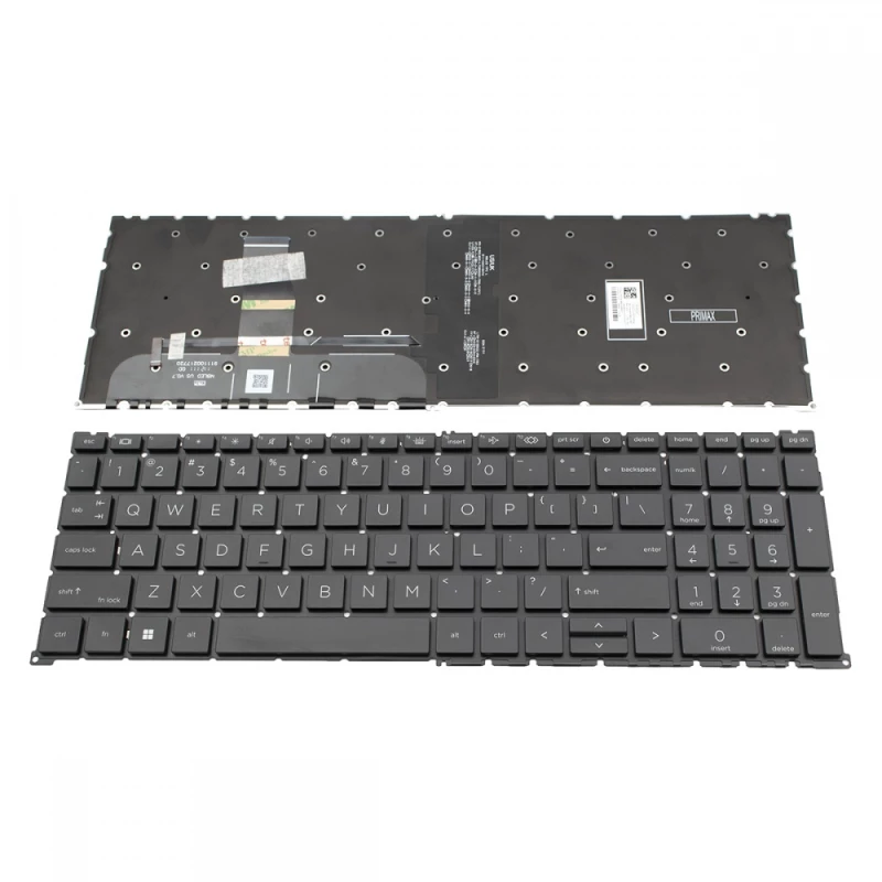 Πληκτρολόγιο HP EliteBook 865 G9 Black Without Frame with Backlit US (small Enter) - 6037B0231803