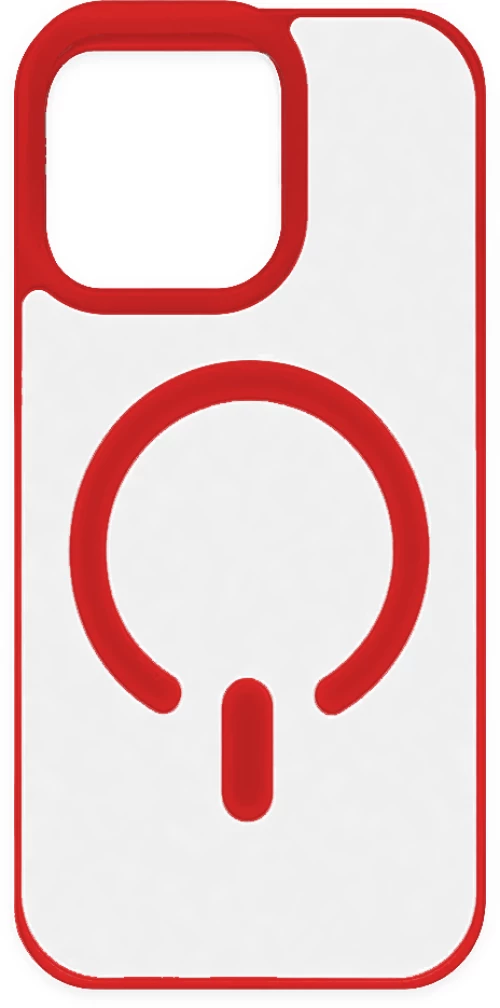 ObaStyle Creative Semiclear Case για Apple iPhone 15 Pro - Κόκκινο