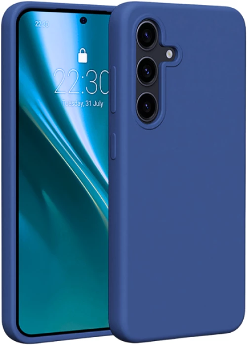 Θήκη Silky And Soft για Samsung Galaxy S25 - Μπλε