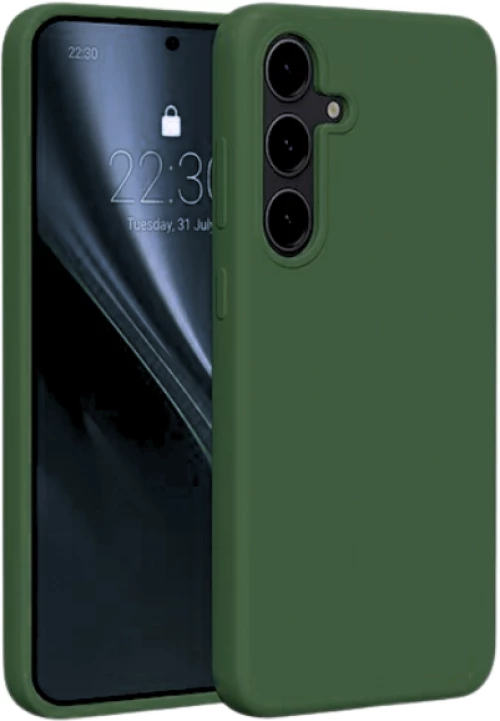 Θήκη Silky And Soft για Samsung Galaxy S25 - Σκούρο Πράσινο