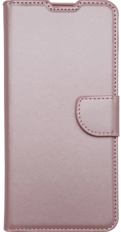 Θήκη flip με υποδοχή καρτών και δυνατότητα STAND για Xiaomi Redmi Note 14 5G - Ροζ Χρυσό