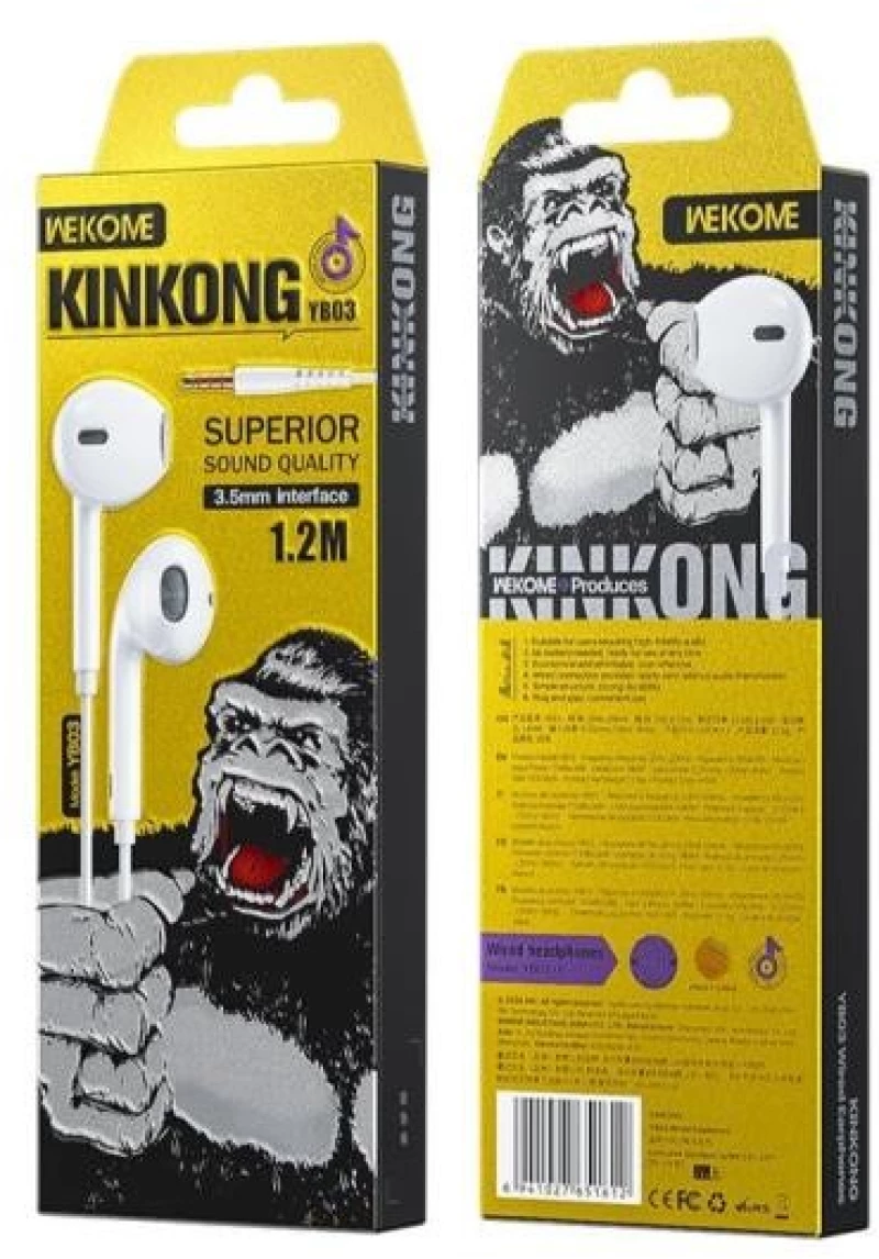 Earphone WK YB03 White