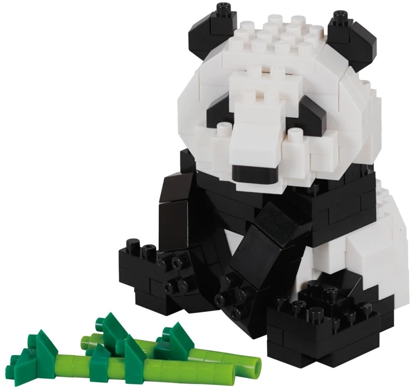 Bandai Nanoblock : Animal - Giant Panda Building Block Figure (NBC328)