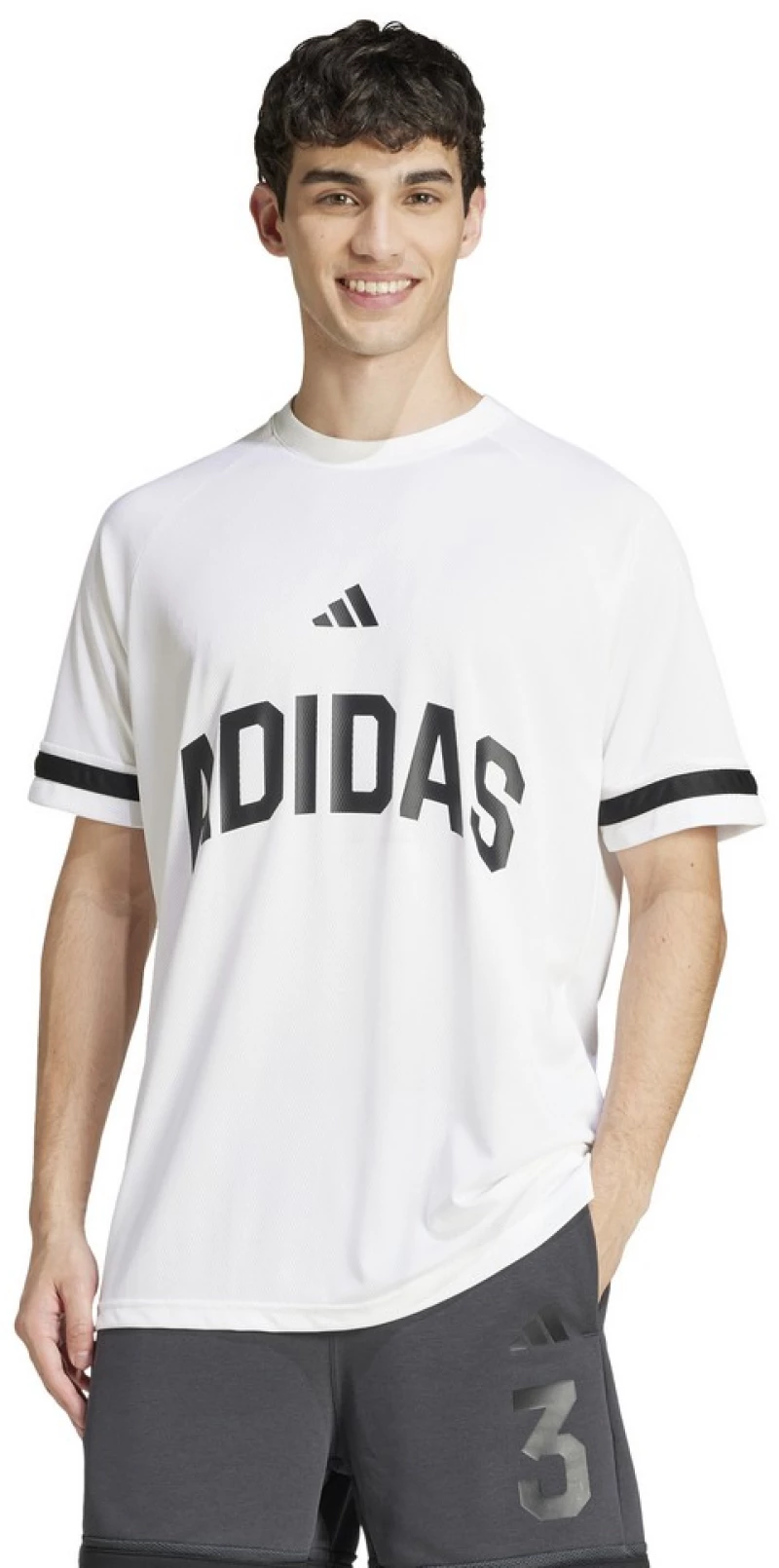 adidas M US SPORT TEE JD8099 ADIDAS Λευκό
