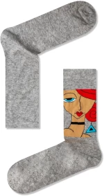 Κάλτσες Modern Pop Art Grey