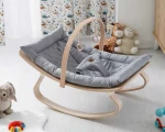 Ρηλάξ Ξύλινο WOODEN (Γκρι)