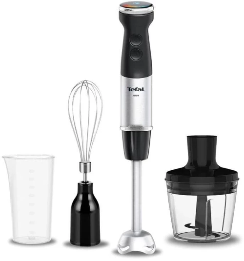 Ραβδομπλέντερ Tefal HB673830 1000W με Multi και Αυγοδάρτη Μαύρο/Inox