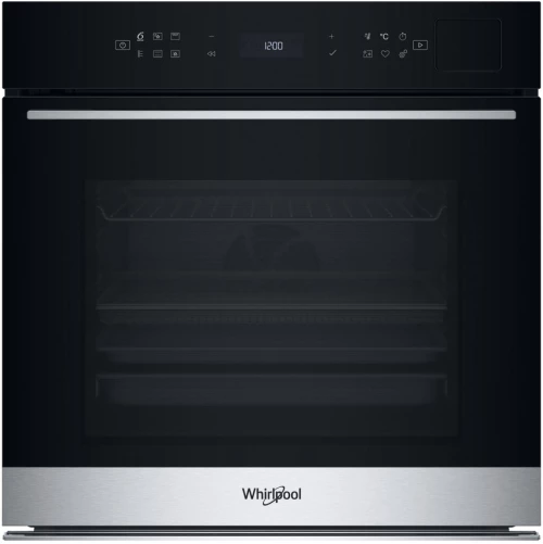 Φούρνος άνω πάγκου Whirlpool WOI7A8PT1SXA 73lt, χωρίς Εστίες, με Πυρόλυαη και Ατμό, Α+, Ιnox
