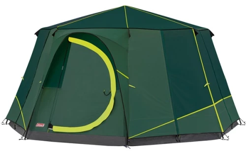 Coleman 2000035195 Octagon BlackOut Χειμερινό Αντίσκηνο Camping Χακί με Διπλό Πανί για 8 Άτομα 396x386x208εκ.