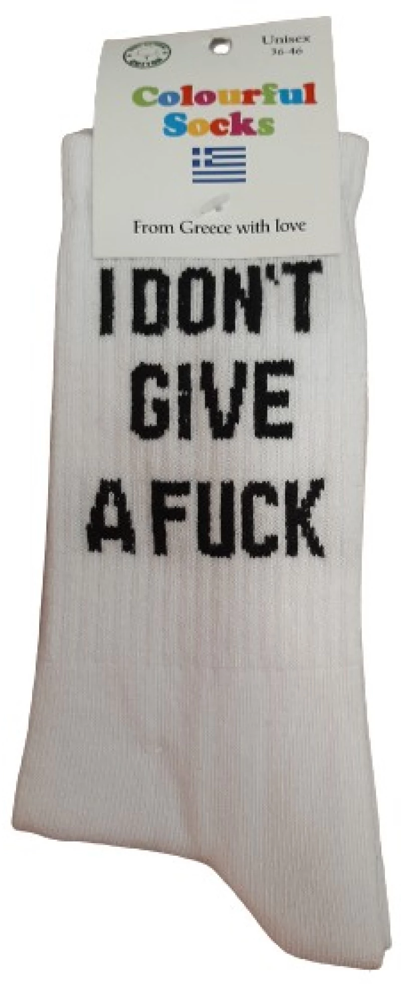 Κάλτσες με Σχέδια I DON`T GIVE A FUCK unisex 144448