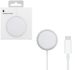 WIRELESS CHARGER APPLE MAGSAFE MHXH3ZM/A A2140 15W FAST CHARGE +USB TYPE C CABLE WHITE PACKING OR