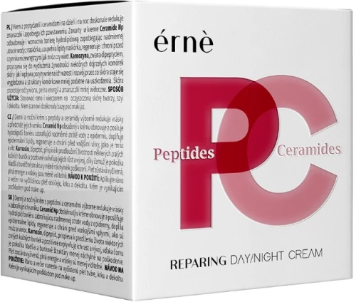 ERNE ΚΡΕΜΑ ΠΡΟΣΩΠΟΥ ΕΠΑΝΟΡΘΩΤΙΚΗ 24ΩΡΗ ΜΕ ΠΕΠΤΙΔΙΑ ΚΑΙ ΚΕΡΑΜΙΔΙΑ 50ml