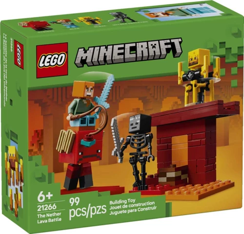 LEGO 21266 - LEGO MINECRAFT - The Nether Lava Battle