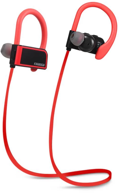 Fineblue F-80 Αθλητικά Bluetooth Ακουστικά Κόκκινο