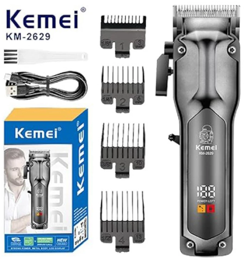Επαναφορτιζόμενη Κουρευτική Μηχανή 5W Kemei KM-2629