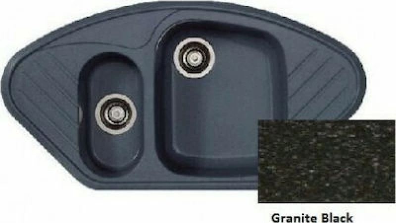 Sanitec Harmony 302 (96x51 cm) - Granite Black