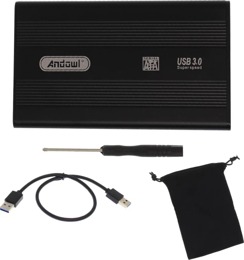 Andowl Θήκη για Σκληρό Δίσκο 2.5" SATA III με σύνδεση USB 3.0 QY-S3.0