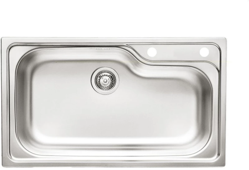 Pyramis Titan 86x50 1B Ανοξείδωτος Νεροχύτης Σατινέ Ένθετος 100138201