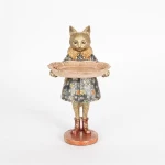 Διακοσμητικό Polyresin Γάτα 15.5x14x27εκ