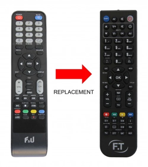F&U REPLACEMENT REMOTE CONTROL