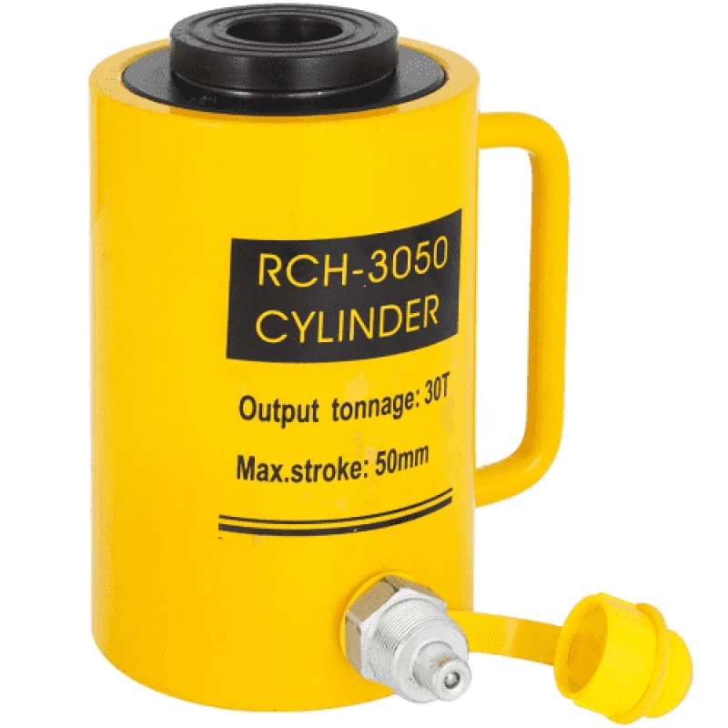 30t 50mm Hollow Plunger Hydraulic Cylinder Jack Heavy Duty 30t/66000lbs Bending