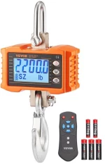 VEVOR Digital Crane Scale Industrial Hanging Scale 2200 lbs/1000 kg Heavy Duty