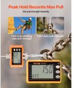 VEVOR Digital Crane Scale Industrial Hanging Scale 2200 lbs/1000 kg Heavy Duty