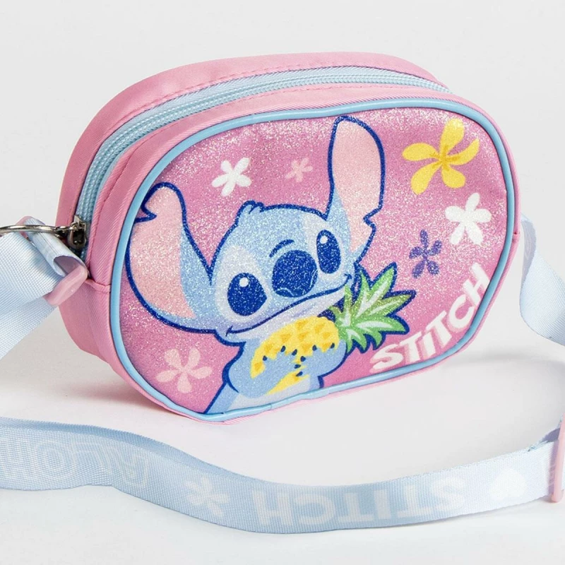 Τσάντα Ώμου Stitch Ροζ