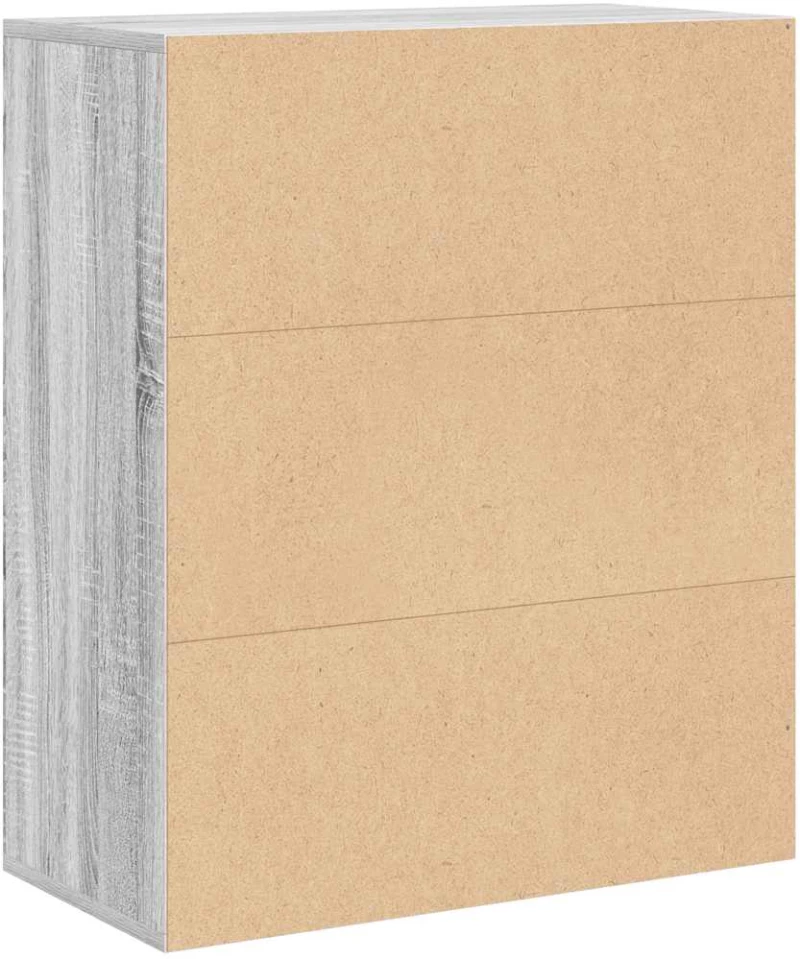 vidaXL Βιβλιοθήκη Γκρι Sonoma 60x30x71,5 εκ. από Επεξεργασμένο Ξύλο