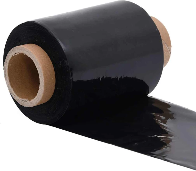 vidaXL Stretch Films 50 τμχ Μαύρο 23 μm 10 cm x 150 m