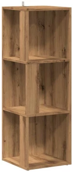 vidaXL Γωνιακό ντουλάπι Artisan Oak 33x33x100 cm Κατασκευασμένο ξύλο
