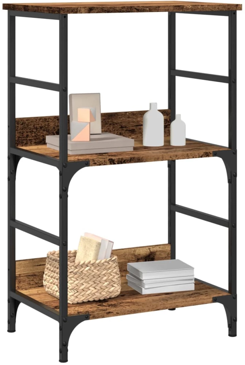 vidaXL Ντουλάπι βιβλίων Παλιό ξύλο 50x33x82 cm Κατασκευασμένο ξύλο