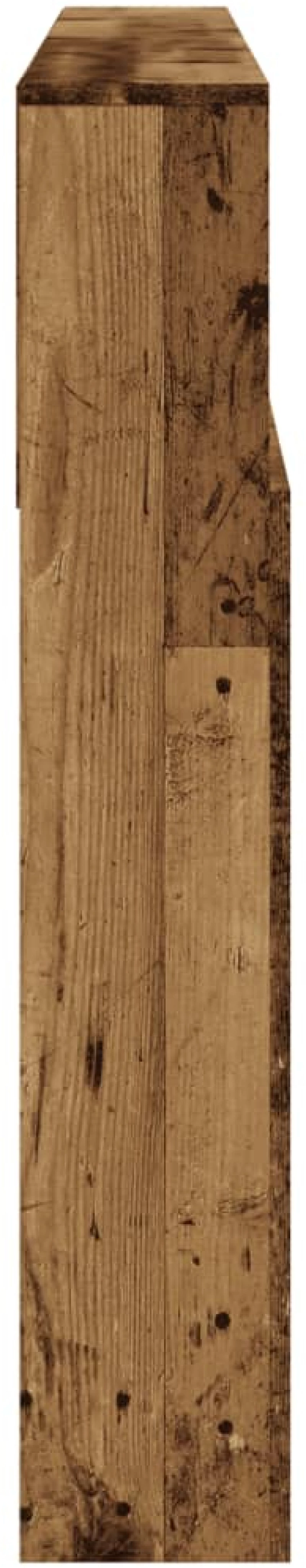 vidaXL Ντουλάπι κεφαλάρι Παλιό ξύλο 180x19x103,5 cm Ξύλο μηχανής
