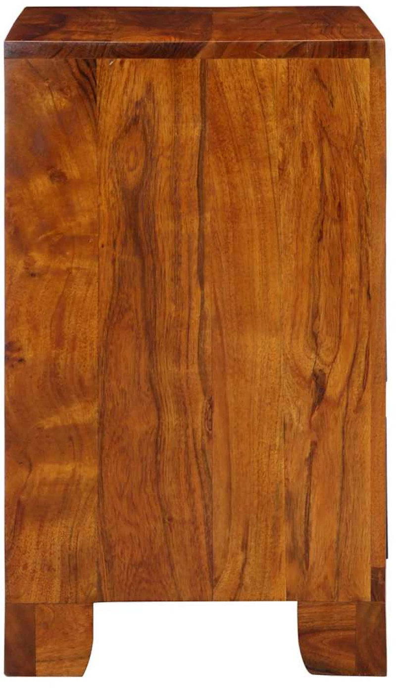 vidaXL Sideboard Πολύχρωμο 50x35x60 μασίφ ξύλο ακακίας