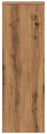 vidaXL Βάσεις Φυτών Αρτισιανή Δρυς 33x33x100 εκ. Επεξ. Ξύλο