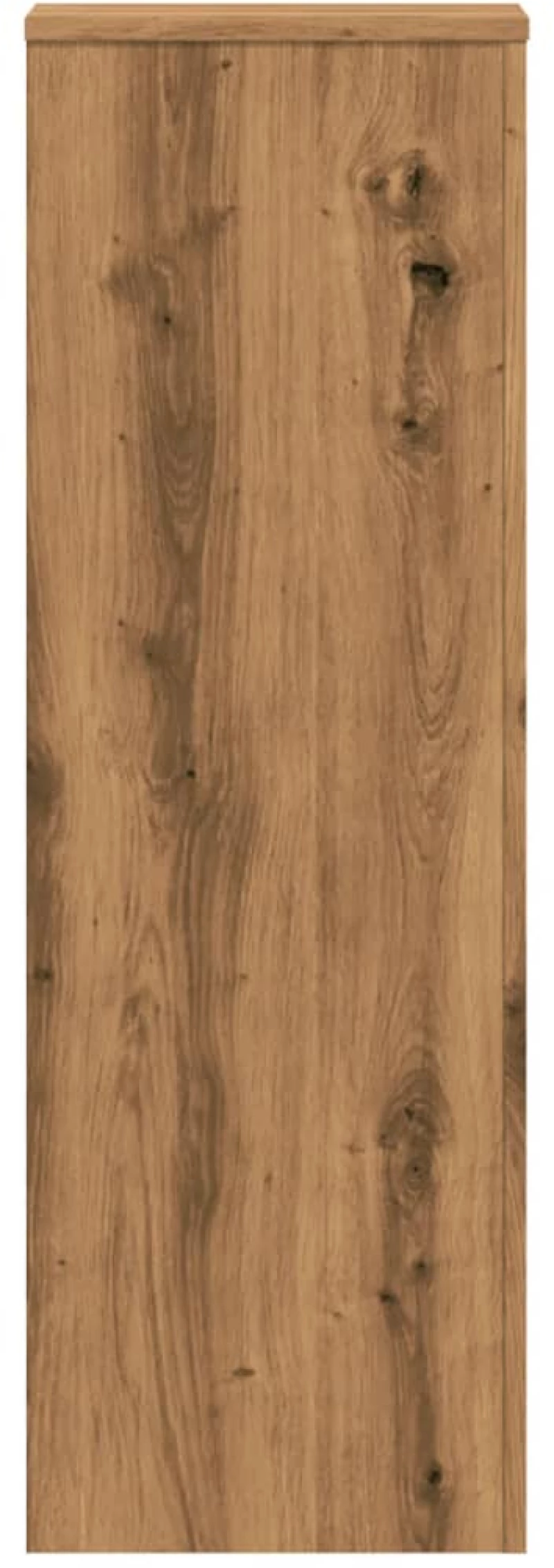 vidaXL Βάσεις Φυτών 2 τεμ. Αρτισιανή Δρυς 33x33x100 εκ. Επεξ. Ξύλο