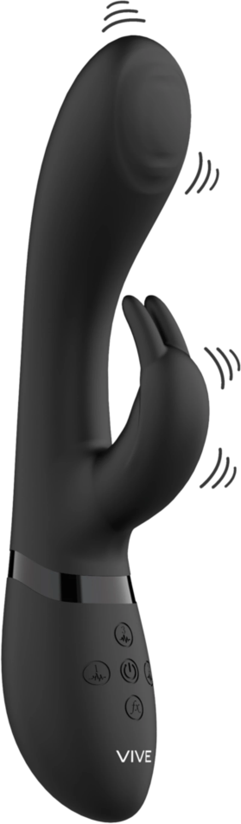 Vive Cato - Pulse G-spot Rabbit - Black
