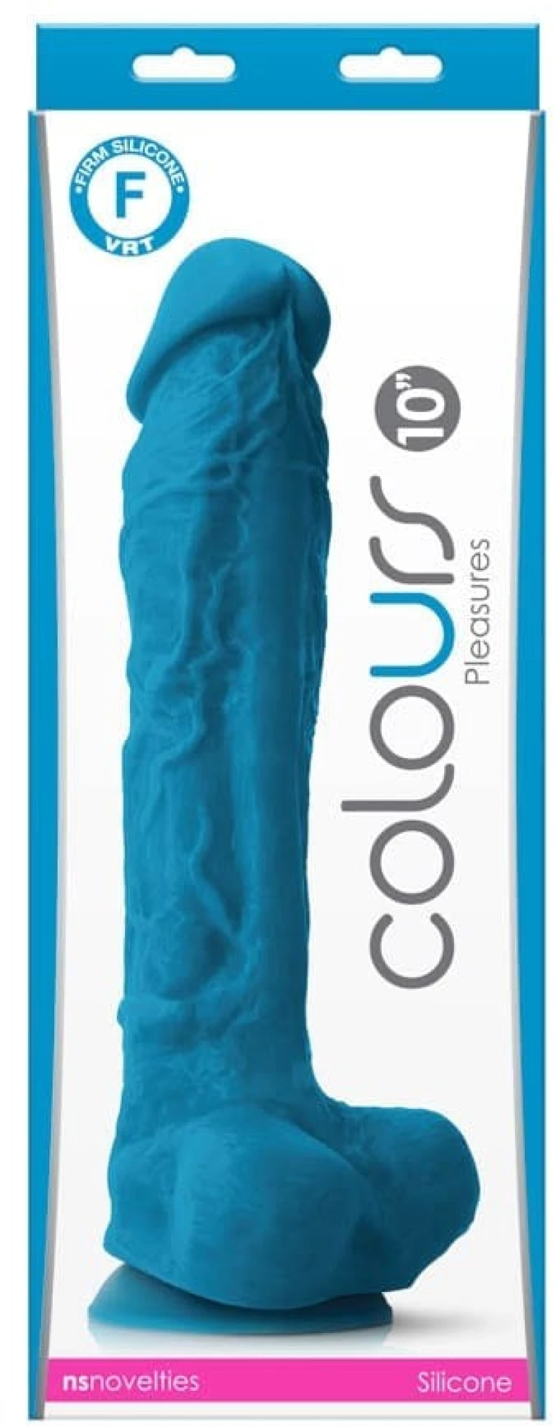 Colours - Pleasures - 10" Dildo - Blue