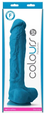Colours - Pleasures - 10" Dildo - Blue