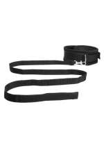 Ouch Velvet & Velcro Adjustable Collar with Leash