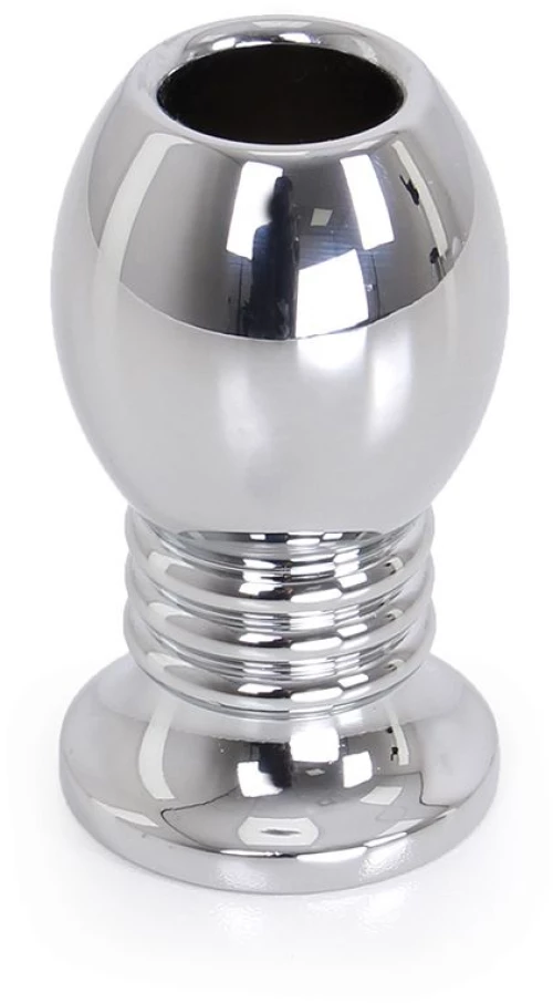 Hollow Anal Plug Ribbed