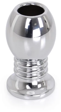 Hollow Anal Plug Ribbed