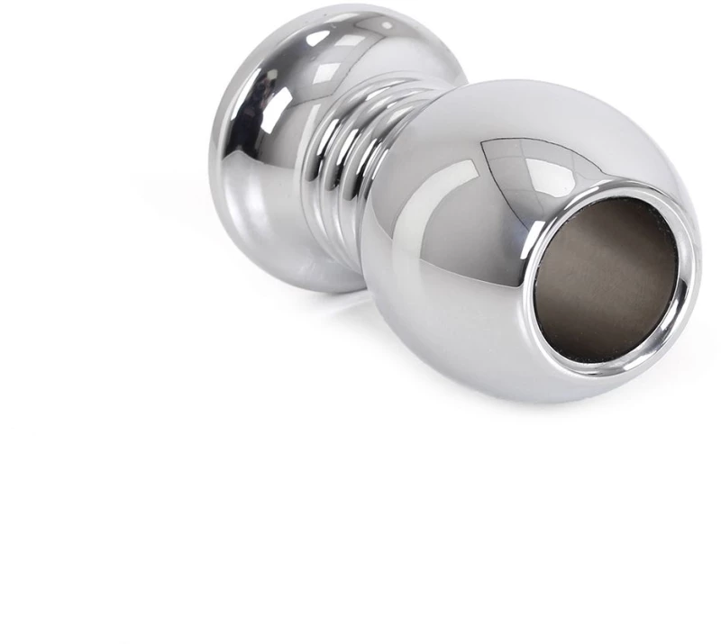 Hollow Anal Plug Ribbed