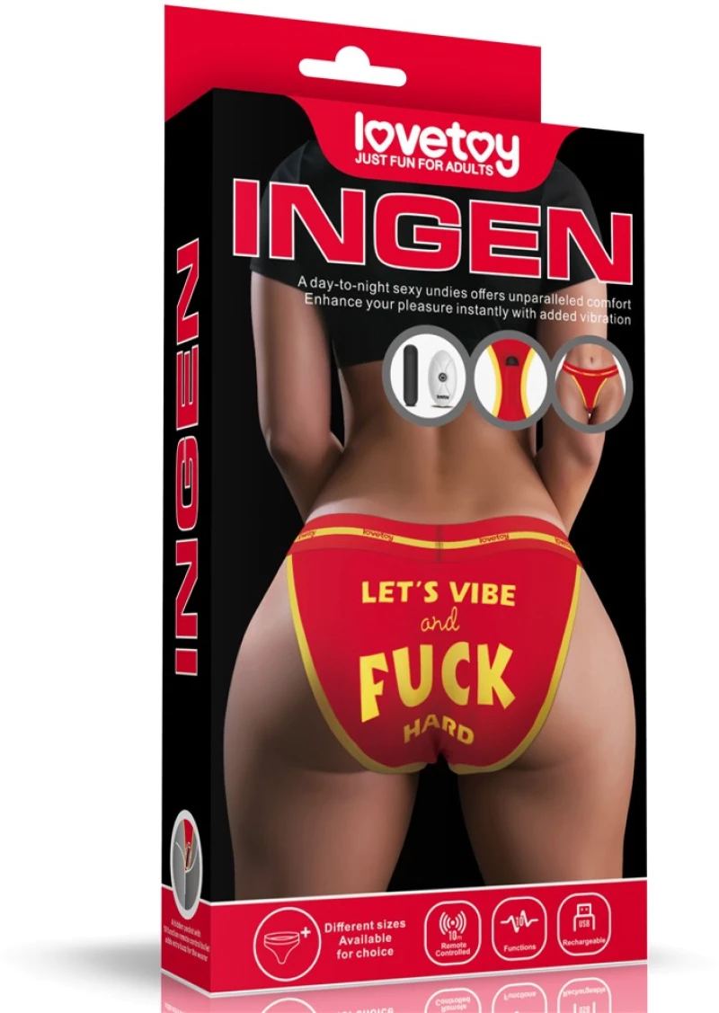 Printed Vibrating Sexy Panties