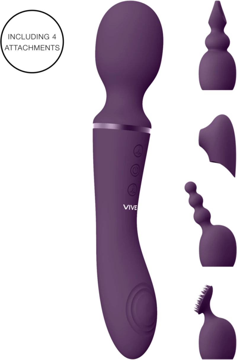 Nami - Pulse Wave & Vibrating Wand Purple